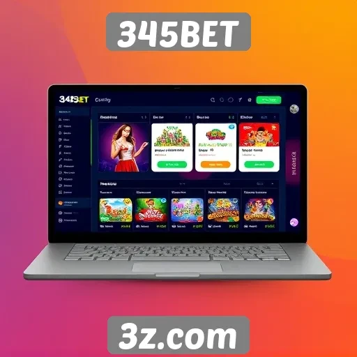 Avaliação da interface do usuário no 345BET